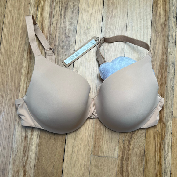 NEW Skims Women's 32D Smoothing Intimates Full Coverage Lightly Lined Bra Clay - Picture 3 of 10